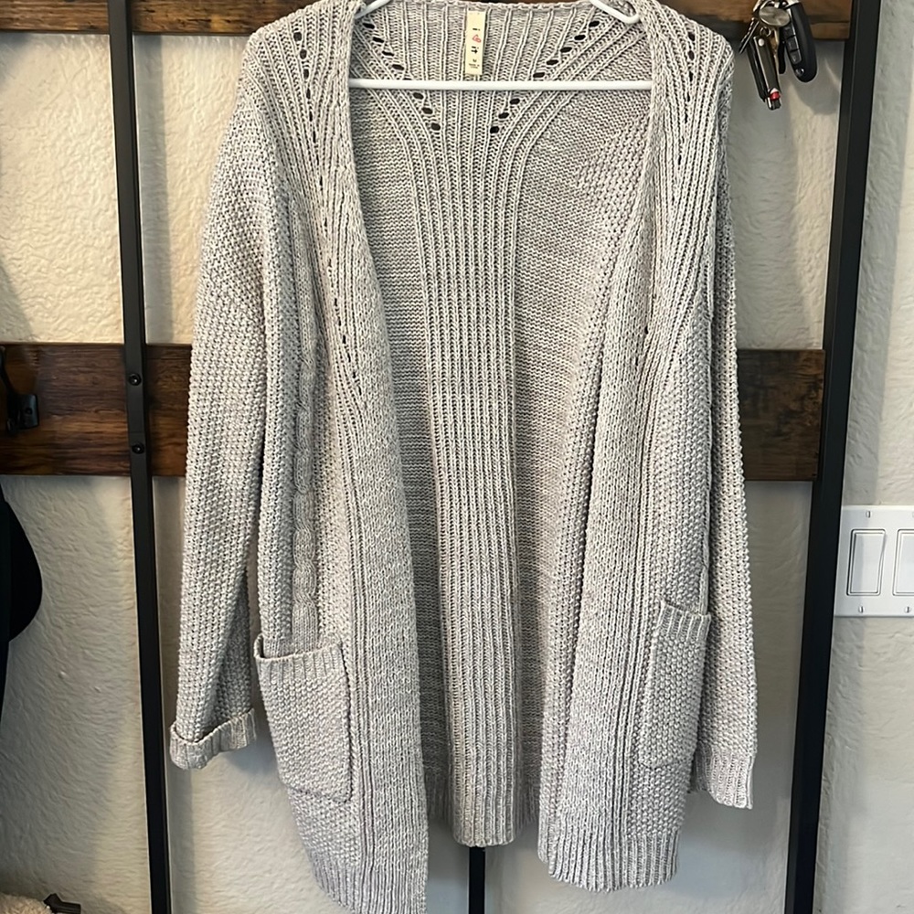 Cozy Light Gray knit sweater